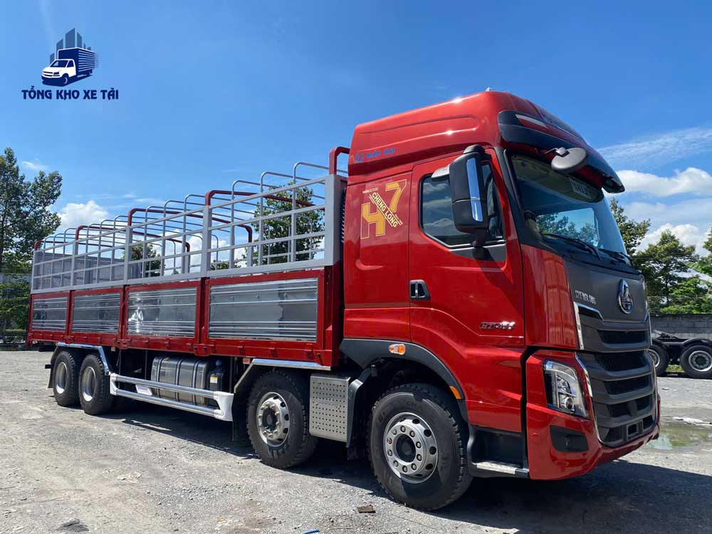 XE TẢI 4 CHÂN CHENGLONG H7 400HP THÙNG MUI BẠT 9.7M